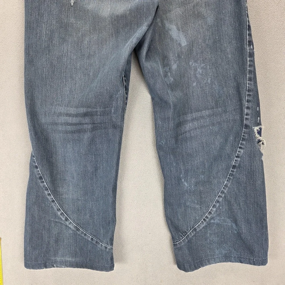 Vintage Levis Engineered Jeans Mens Blue Twisted Baggy Wide Leg Y2K Fits 32x28
